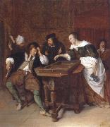 Jan Steen The Tric-trac players china oil painting artist